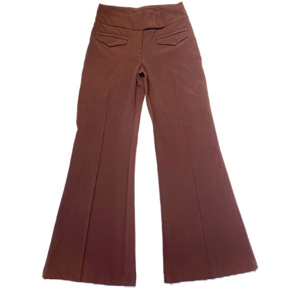 MJ Collection Animal Print Top & Brown Slacks - Picture 3 of 4